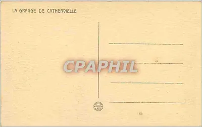 La grange de Cathervielle — widok wewnętrzny — wydawca: Blastrap, 1908 — Rewers