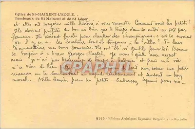 Igreja de Saint-Maixent-l'École — Tumbas de Saint-Léger — Editor Ramuntche — Verso