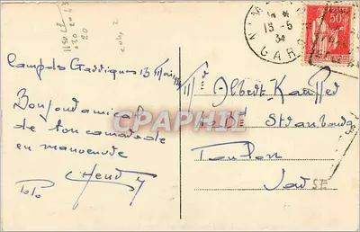Nîmes — Ogólny widok — A. R. — Rewers