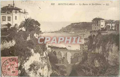 Monte-Carlo — O Vale de Ste-Dévote — LL. — N° 122