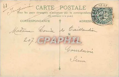 Bordeaux — Le Monument des Girondins — B.L. — Verso