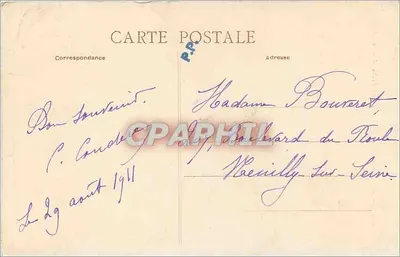 Blois — A Fonte da Praça Victor-Hugo — editor anônimo, n° 93 — Verso