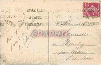 Lourdes - Benedyktura Świętego Sakramentu dla chorych przed kościołem Rosary — Fototypia Labouche Frères, Toulouse, nr 290 — Rewers