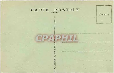 Parijs — Kamer van Volksvertegenwoordigers en Piazza del Palazzo Bourbon — A. L. n° 91 — Achterkant