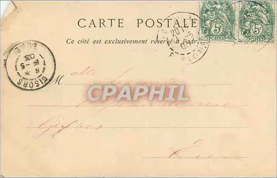 Omgeving van Chantilly — L'Étang & het Kasteel van de Witte Koningin — ND Phot — Achterkant