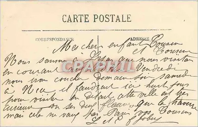 LYON — Notre-Dame de Fourvière — Absydę — Wydawca ECTA, nr 93 — Rewers