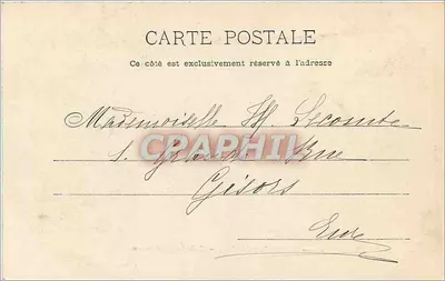 Floresta de Fontainebleau — Cruz do Grande Veneur — A. Sirou, fot.-edit., Barbizon (S.-et-M.) — Verso