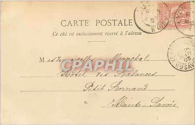 LYON - Pomnik Republiki, Plac Carnot — wydawca Cloireau, nr 8320 — Rewers