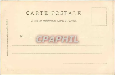 जिनेवा - पोंट एट होटेल डेस बर्ग्यूस — मैगासिन स्विस, सी. गोएर्ग, जिनेवा — पीछे