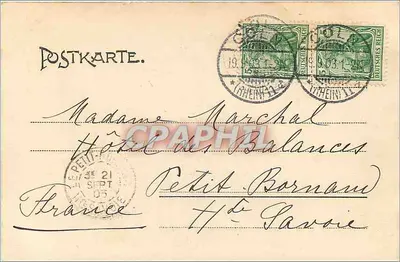 Köln, Katedra — widok katedry gotyckiej — Fr. Szenstokat, Köln, n°71969 — Rewers