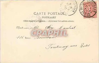 Brussel — La Folle Chanson — Cohn-Donnay et Cie, Liège-Brussel — Achterkant