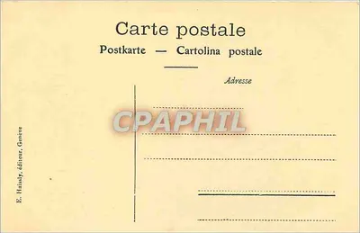 Jezioro Leman — La Vaudaire — E. Haissiy, wydawca, Genewa — Rewers