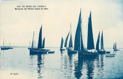 Barcos de pesca indo ao mar — 268. AO LADO DO OCEANO — 11º milha