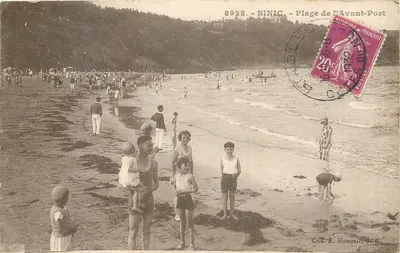 Binic - Praia do Yvant-Port — editor Coll. B. Hamonic, n° 8923