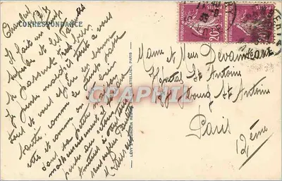 Aix-les-Bains — Bourdeau. Widok na zamek. LL — 271 — Rewers
