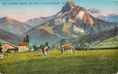 A Dent d'Oche, alt. 2434 m. (Haute-Savoie) — LL — n° 176