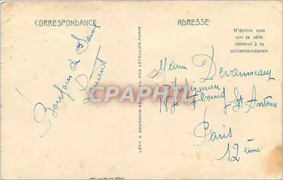 Chamonix Mont-Blanc — Ascensão do Mont Blanc — 197 — Editor L.L. — Verso