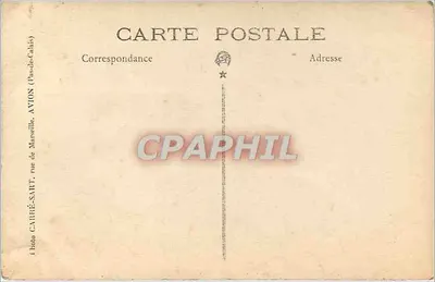 Família — retrato de estúdio — Foto Carré-Sart, Avion — Verso