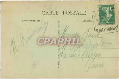 Les Sables-d'Olonne - Wieża Arundel — wydawca J. Nozais, nr 38 — Rewers