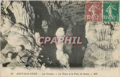 Arcy-sur-Cure — As Grutas — A Tiare e o Pão de Açúcar — ND