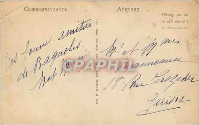 Bagnolles-de-l'Orne — Een Uitzicht op het Meer en de Vallei van de Vée — LL n. 192 — Achterkant