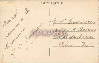 Bagnolles-de-l'Orne — Jardins do Casino do Lago — A Normandia, editor P. Levasseur, n°14 — Verso