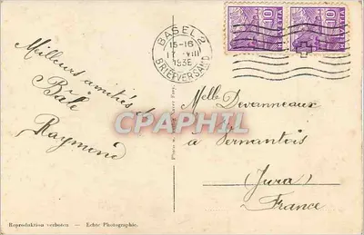Basel, Jdyll am Rhein & Münster — n°672 — Verso