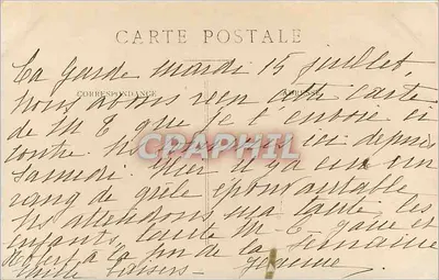 Villa no canto de uma rua — Paris — editor desconhecido, número de série não visível — Verso