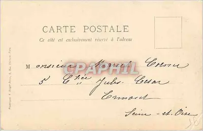Portret Marii Deraismes — Pontoise — wydawca Jubilite — Rewers