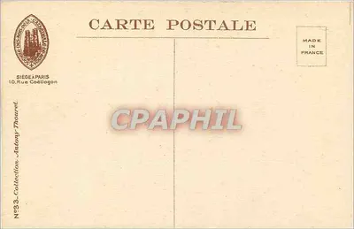 Catedral de Reims — Destruição das abóbadas do transepto — dez. 1916 — Verso