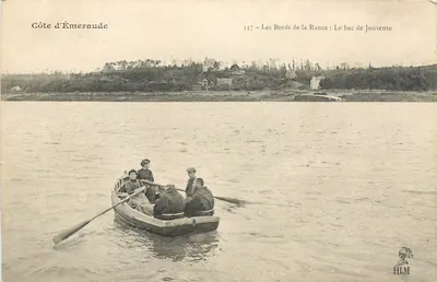 Küste von Émeraude — Die Ufer der Rance : Das Fährtchen von Jouvente — HLM, Nr. 347