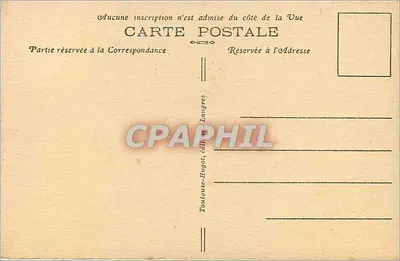 Langres — Capela de Nossa Senhora da Liberdade — Toulouse-Hugol, editor — Verso