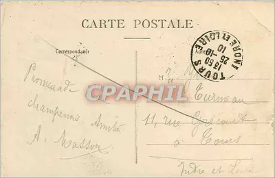Boursault — O Ponte das Rochas — J. Bautier, Épernay — Verso
