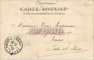 Albert (Somma) — Bazylika Notre-Dame de Brebières, widok z zachodu — Grossel, księgarz, Albert — Rewers