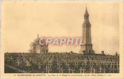 Nossa Senhora de Lorette — A Torre e a Capela — Cordonnier, Arq. Coin, escult.