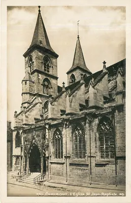 Chaumont — A Igreja de São João Batista — ND.
