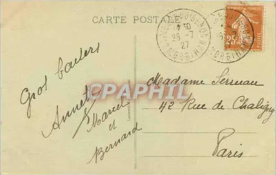 Presqu'île de Quiberon - Port-Blanc widziany z Port-Bara - n°1182 — Rewers