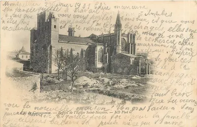 Cité de Carcassonne — Beffroi de l'Église Saint-Nazaire — ND Pbot
