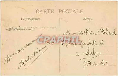 Nîmes - Ogród Fontaine - Rzymskie Łazienki — Wydawca: Bibl. de l'Amateur de Cartes Postales — Rewers