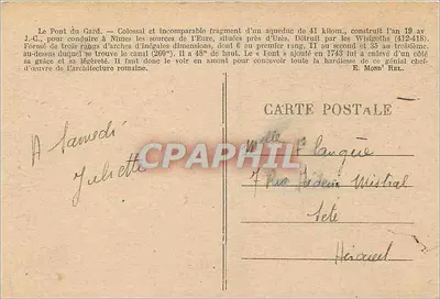 Most Gard — Widok zachodni — E. Mond. Rel. — Rewers