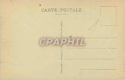 Montpellier - Palácio de Justiça — editor A. Bardou, n°15 — Verso