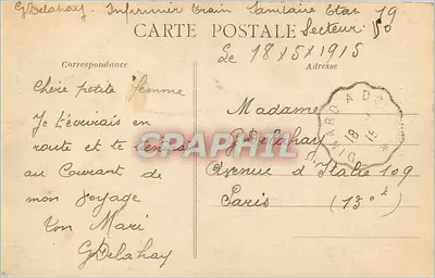 Saint-Malo - A praia e o Grand-Émeraude — Artaud-Nozais, N°32 — Verso