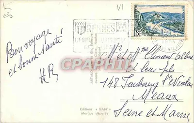 Rennes — Teatr, Pałac Handlu, Ogród Thabor, Pałac Sprawiedliwości — Wydawnictwo Gaby — Rewers