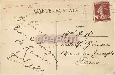 Rennes — El Palacio del Comercio — A. Lamiré, editor, Rennes — Reverso