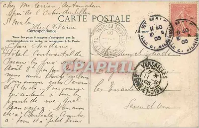 Saint-Malo — O Castelo, lado Norte e a Praia — G.F. — Côte d'Emeraude 2970 — Verso