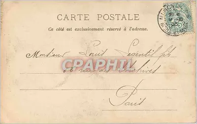Nancy — Statua Grandville — Wydawca Binaçay, nr 50 — Rewers