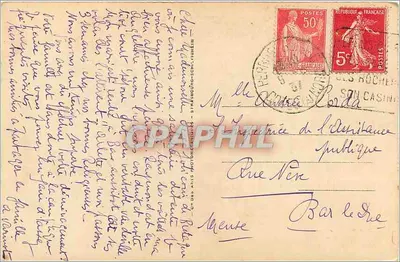 Perros-Guirec — Um desejo no altar de Nossa Senhora da Clarté — ND.28 — Verso