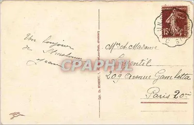 Strasburg — Gniazdo kruków — Wyd. Ch. Bergeret, n° 609 — Rewers