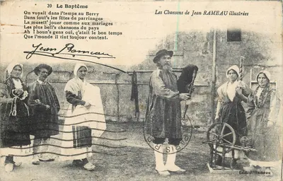 Batismo — As Canções de Jean RAMEAU ilustradas — Edit. J. Rameau