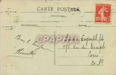 Batismo — As Canções de Jean RAMEAU ilustradas — Edit. J. Rameau — Verso